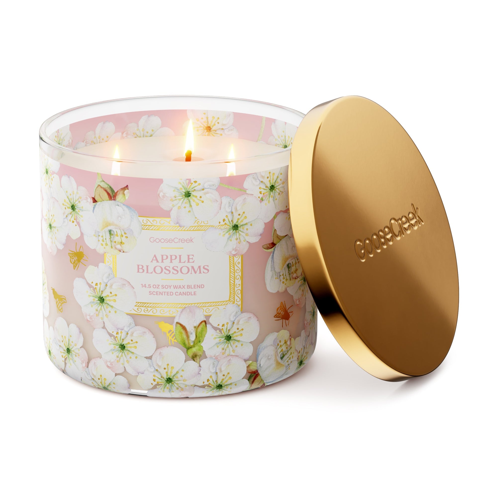 Apple Blossoms 3-Wick Candle