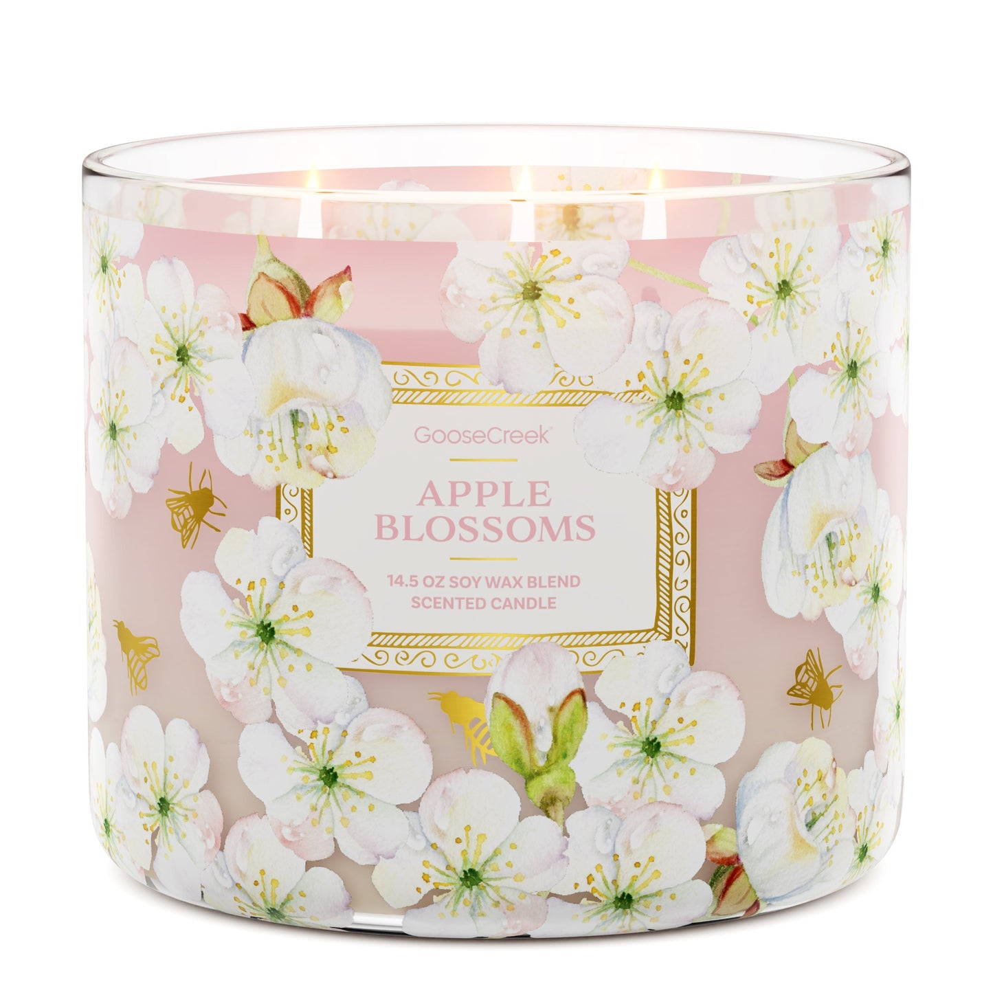 Apple Blossoms 3-Wick Candle