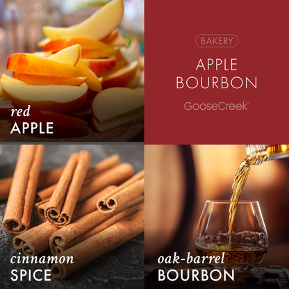 Apple Bourbon 3-Wick Candle
