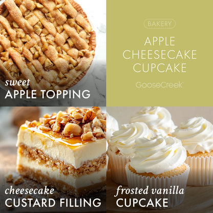 Apple Cheesecake Cupcake 3-Wick Candle