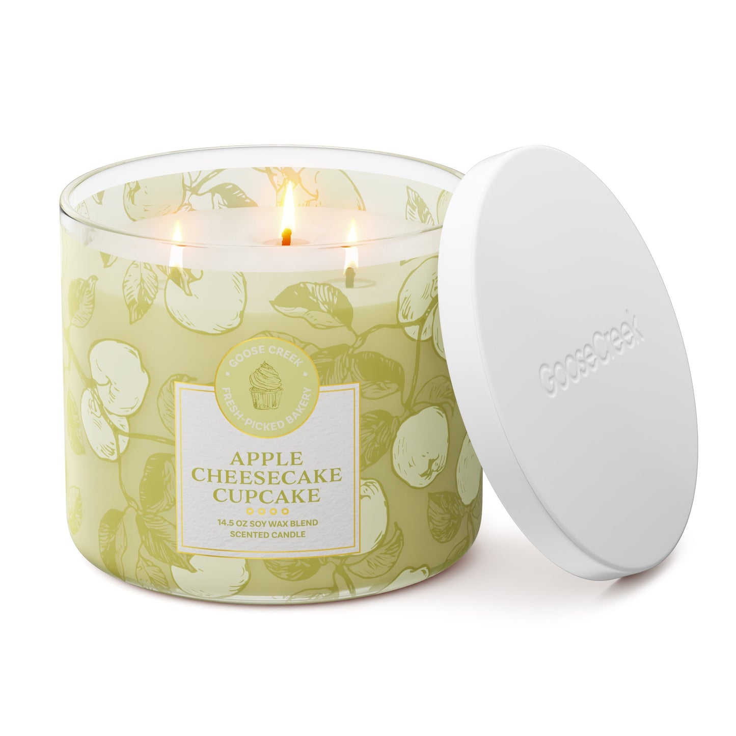 Apple Cheesecake Cupcake 3-Wick Candle