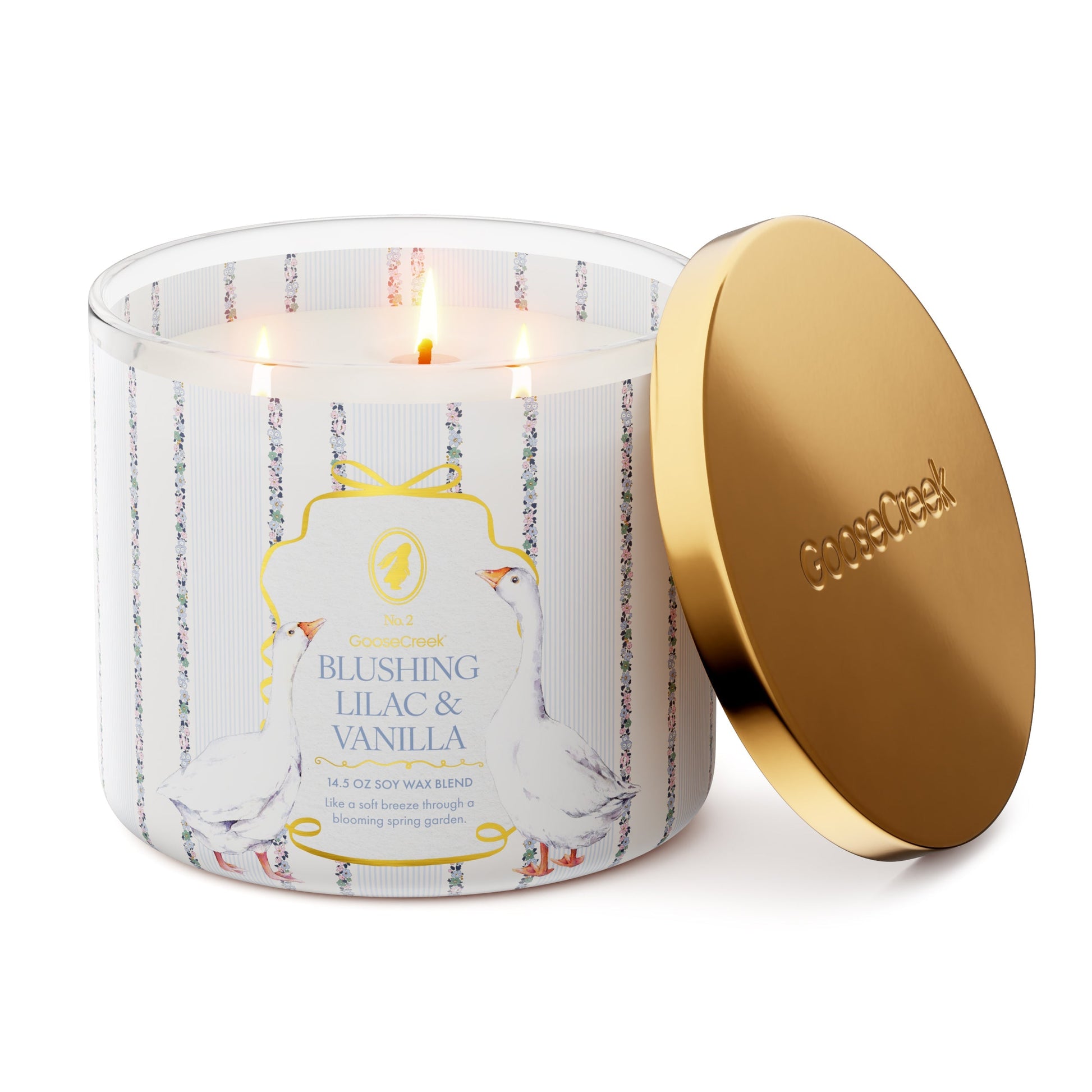 Blushing Lilac & Vanilla Large 3-Wick Candle