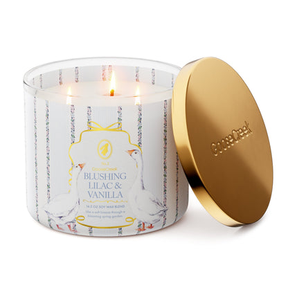 Blushing Lilac & Vanilla Large 3-Wick Candle
