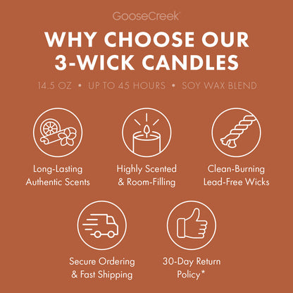 Bourbon 3-Wick Candle