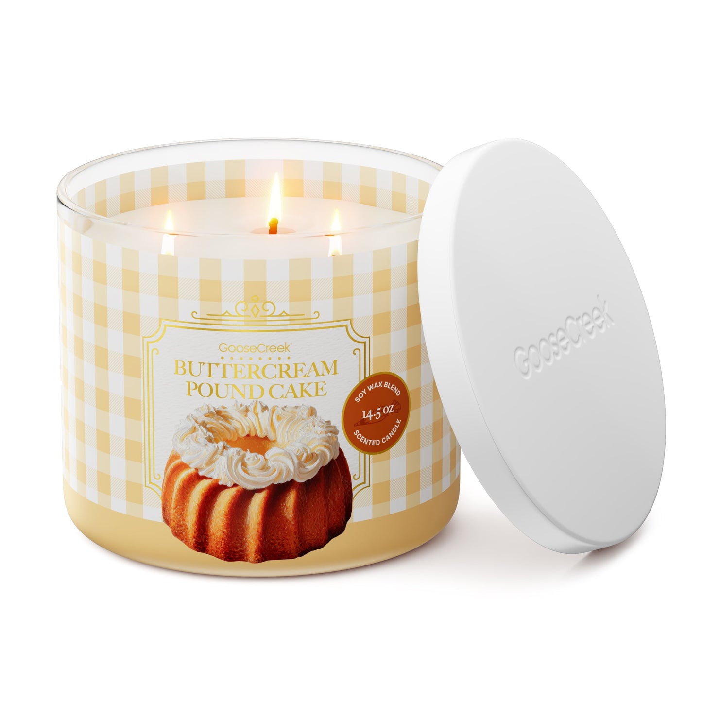 Buttercream Pound Cake 3-Wick Candle