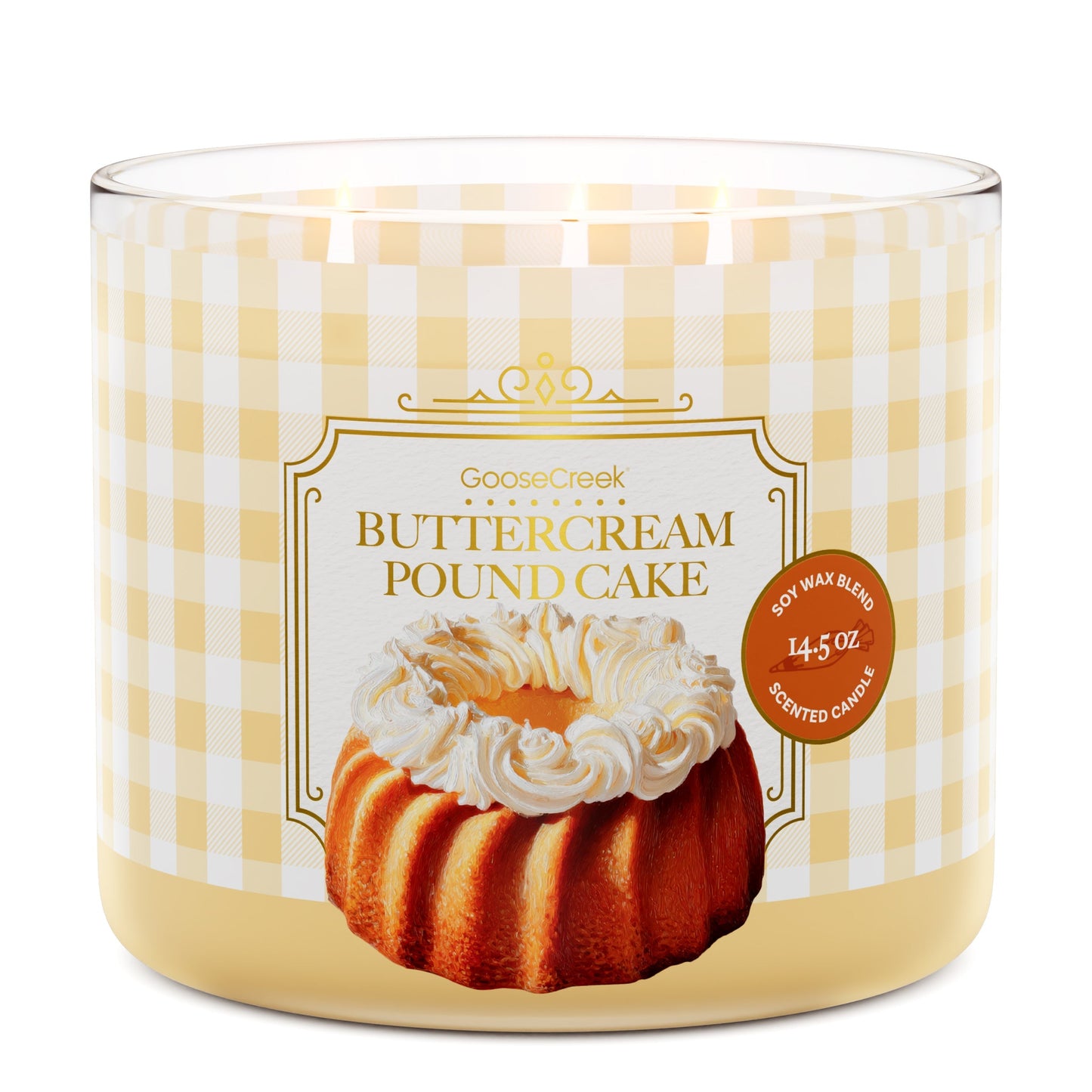 Buttercream Pound Cake 3-Wick Candle