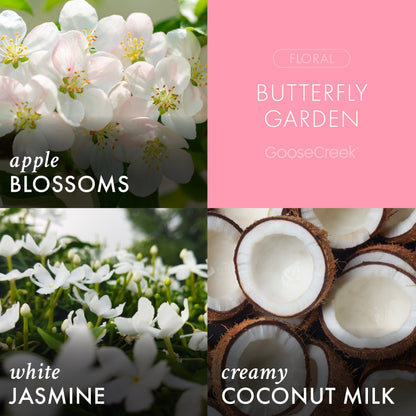 Butterfly Garden 3-Wick Candle