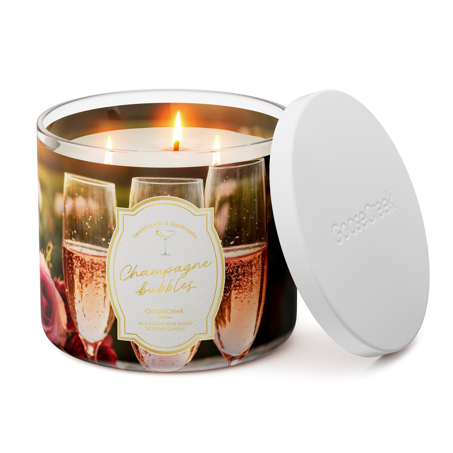 Champagne Bubbles 3-Wick Candle