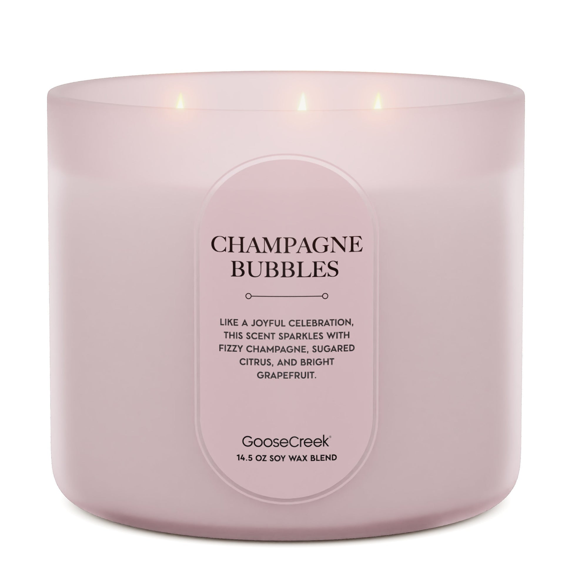 Champagne Bubbles Large 3-Wick Candle