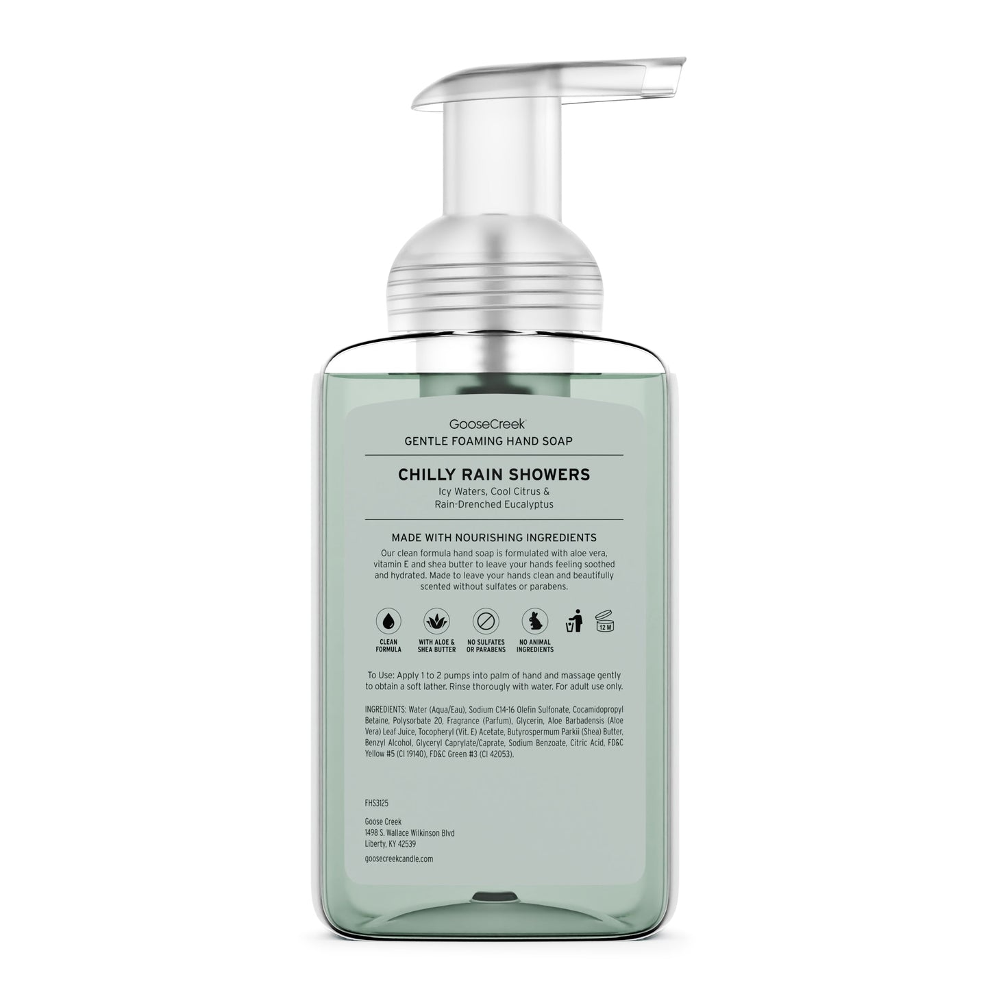 Chilly Rain Showers Lush Foaming Hand Soap