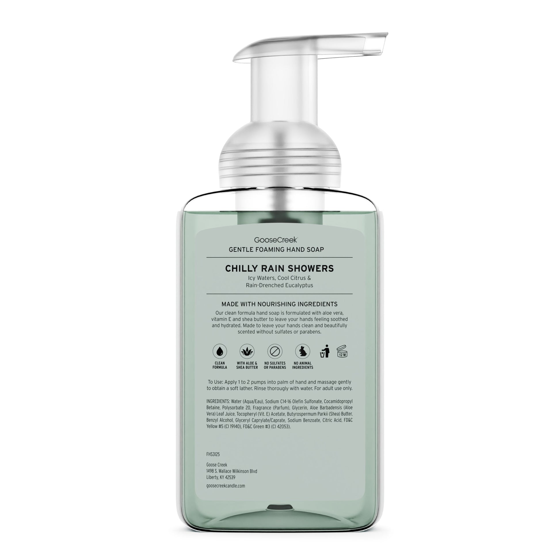 Chilly Rain Showers Lush Foaming Hand Soap