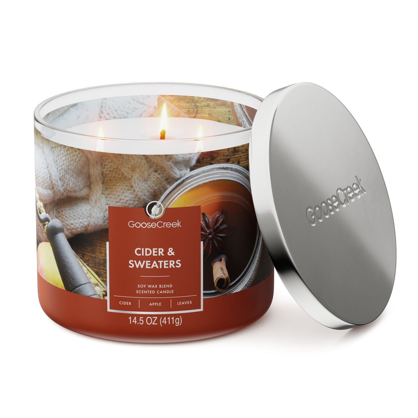 Cider & Sweaters 3-Wick Candle