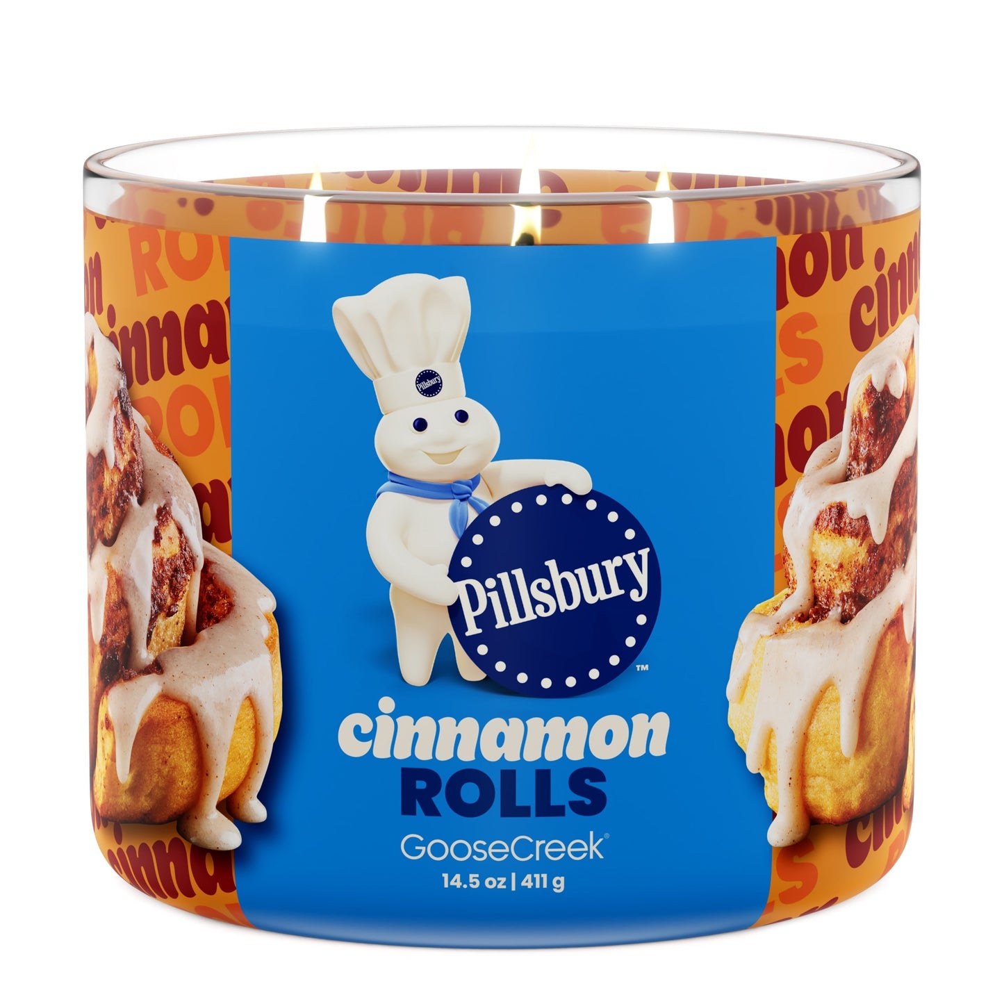 Cinnamon Rolls 3-Wick Pillsbury Candle