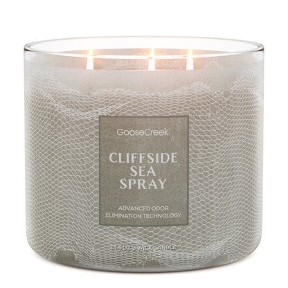 Cliffside Sea Spray Odor Eliminating 3-Wick Candle
