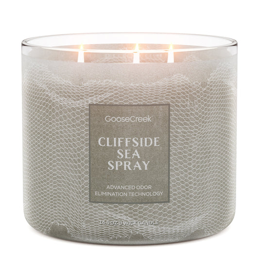 Cliffside Sea Spray Odor Eliminating 3-Wick Candle