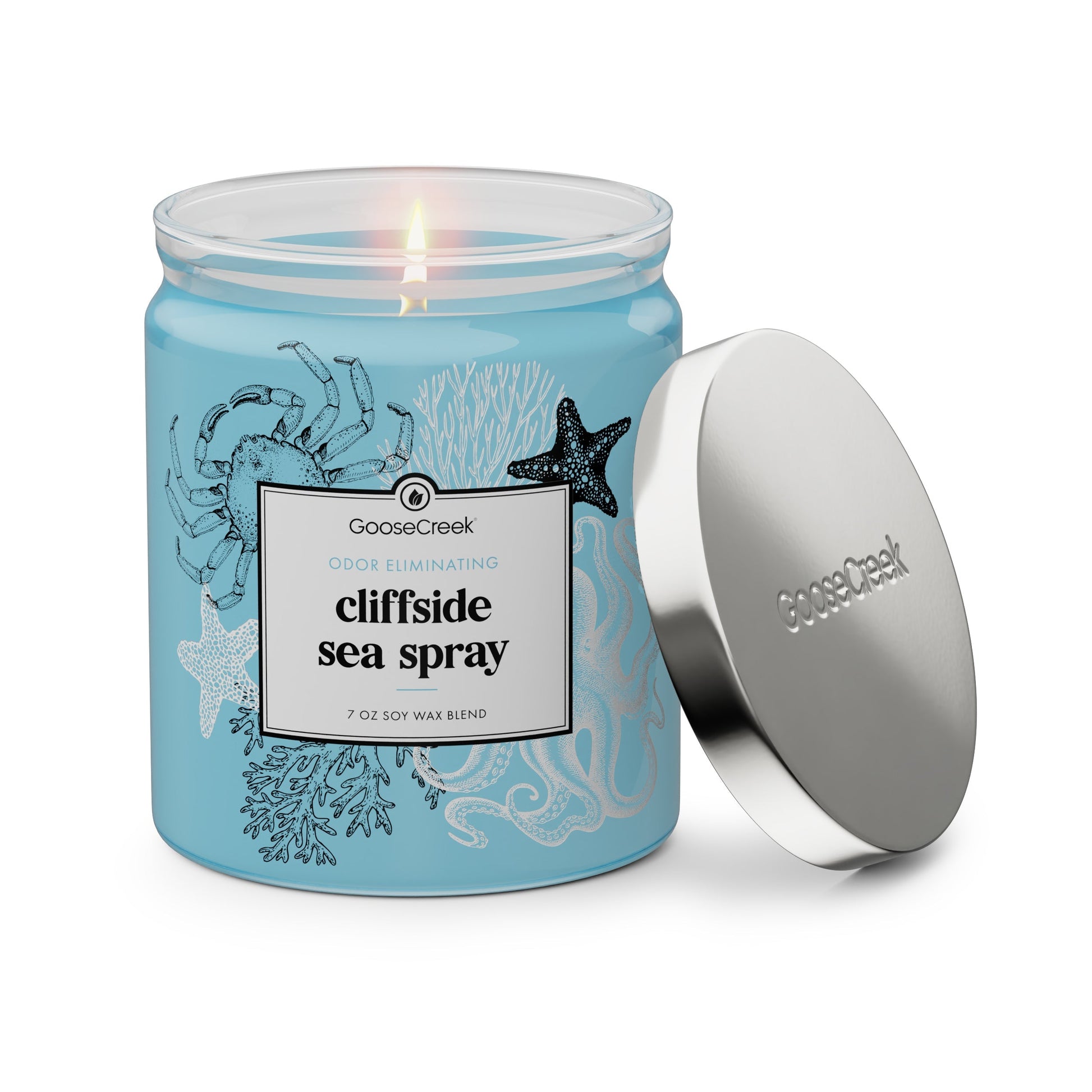 Cliffside Sea Spray Odor Eliminating 7oz Single Wick Candle