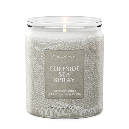 Cliffside Sea Spray Odor Eliminating 7oz Single Wick Candle