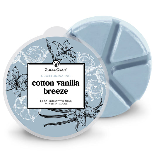 Cotton Vanilla Breeze Odor Eliminating Wax Melt