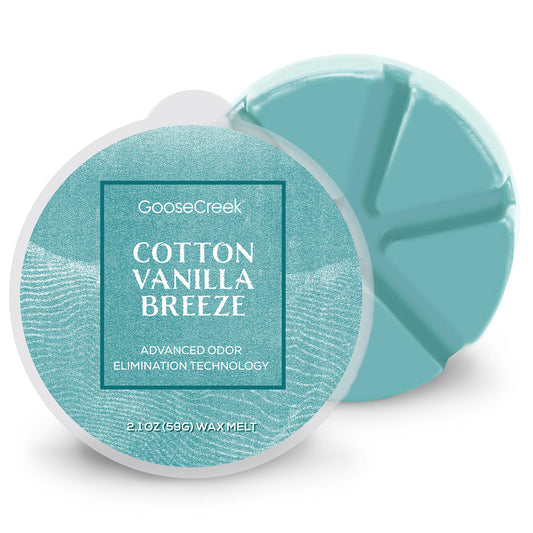 Cotton Vanilla Breeze Odor Eliminating Wax Melt
