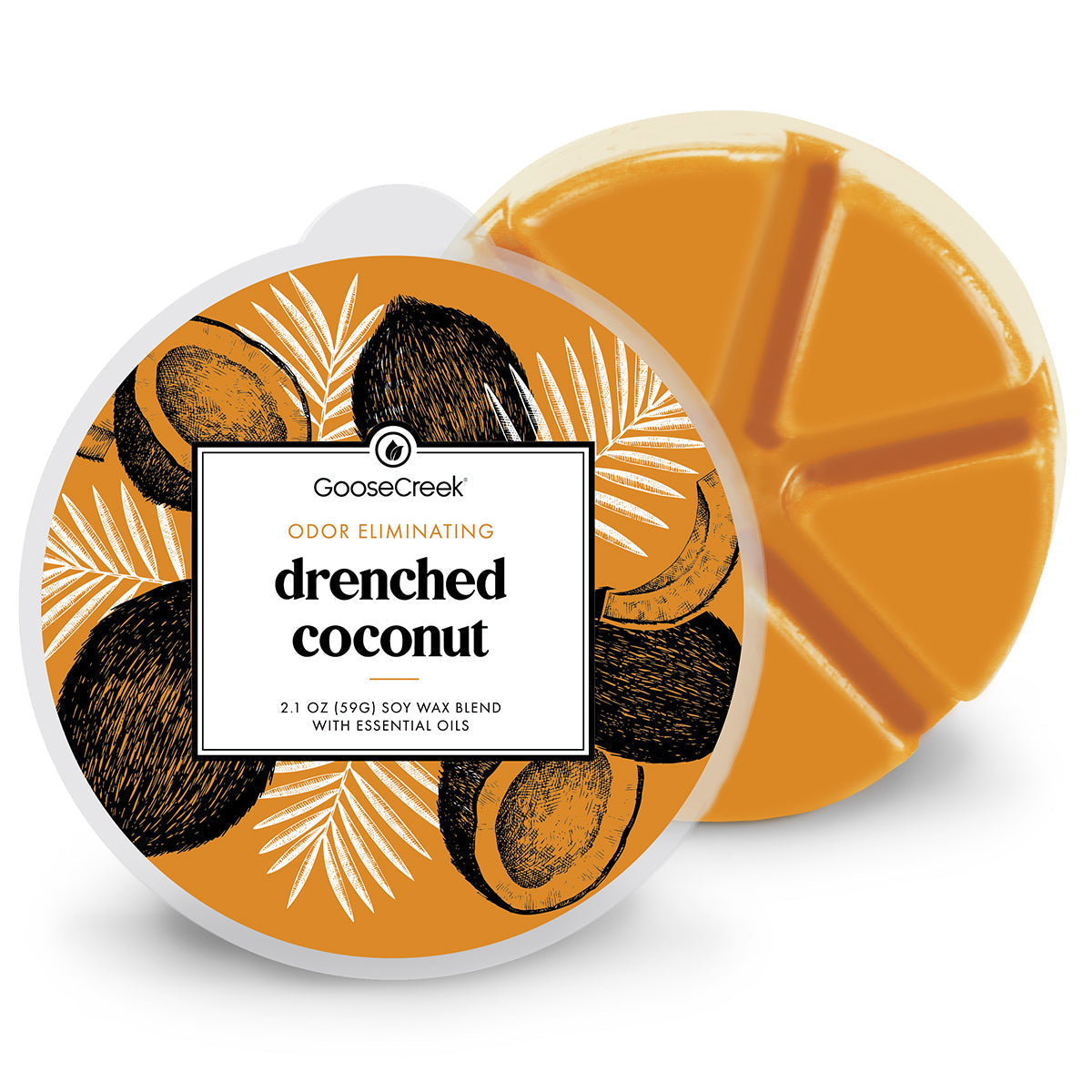 Drenched Coconut Odor Eliminating Wax Melt