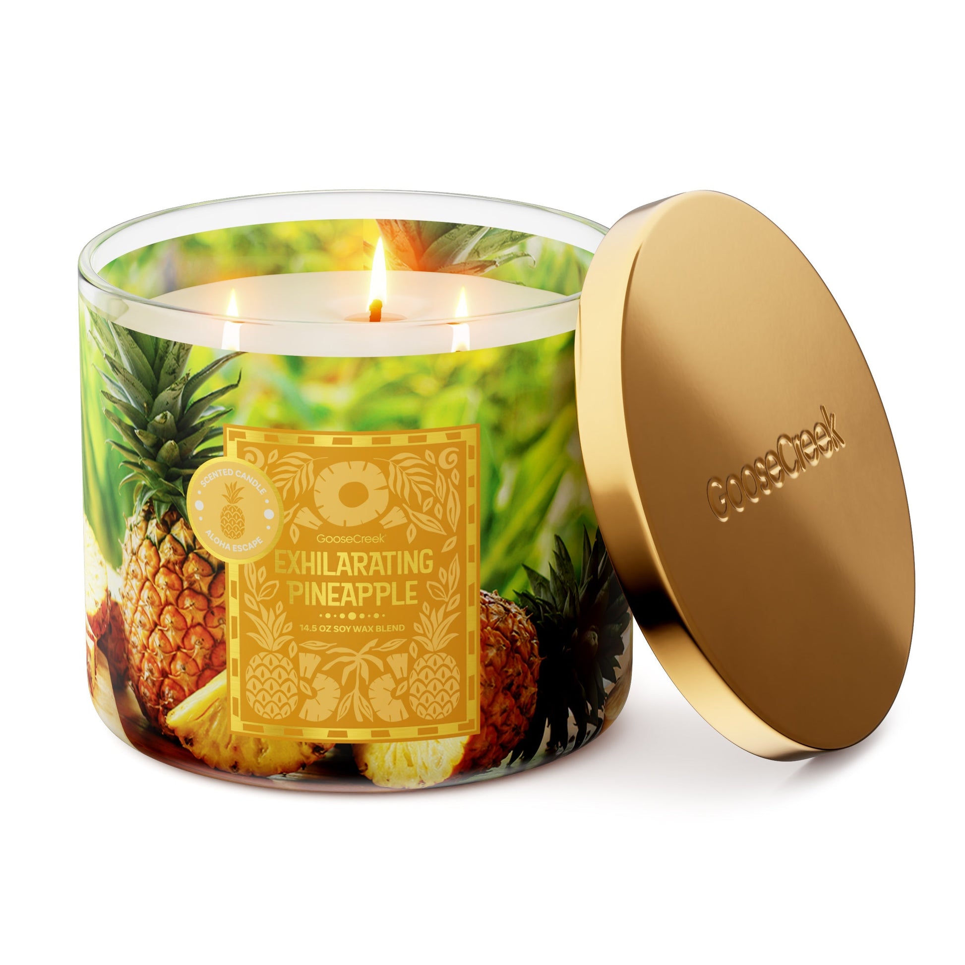Exhilarating Pineapple 3-Wick Candle