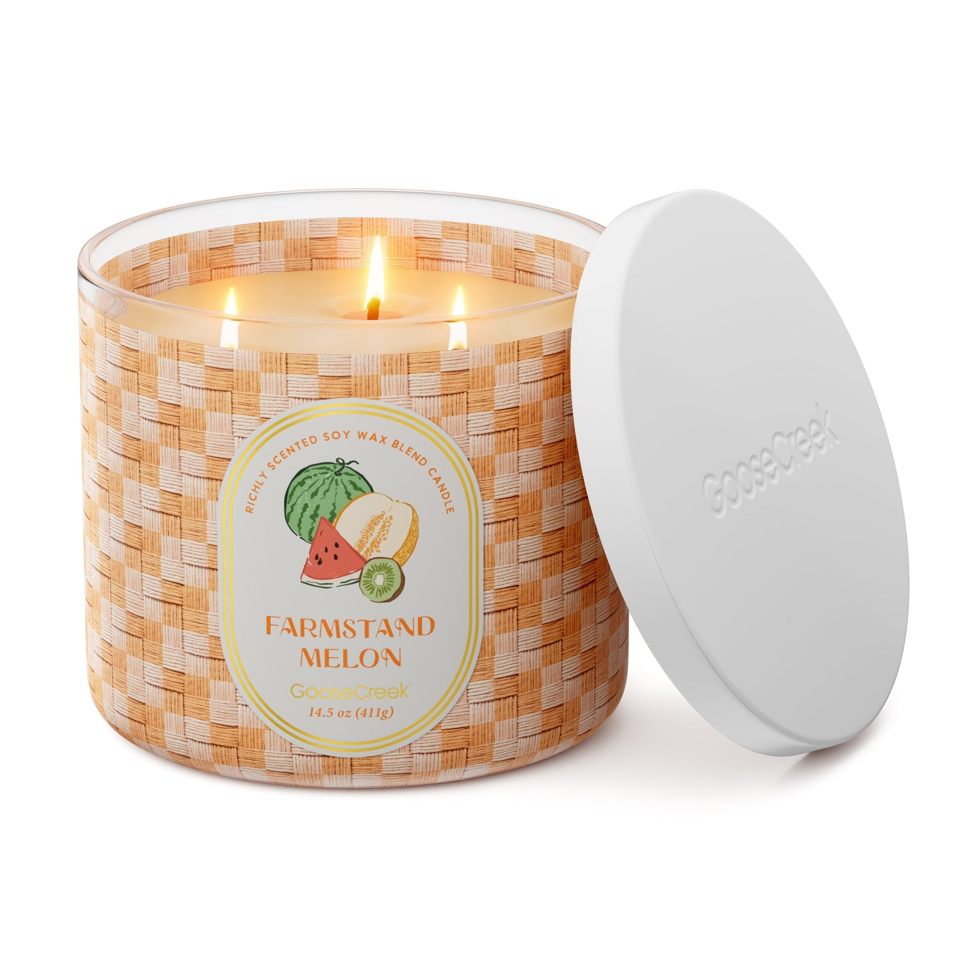 Farmstand Melon 3-Wick Candle
