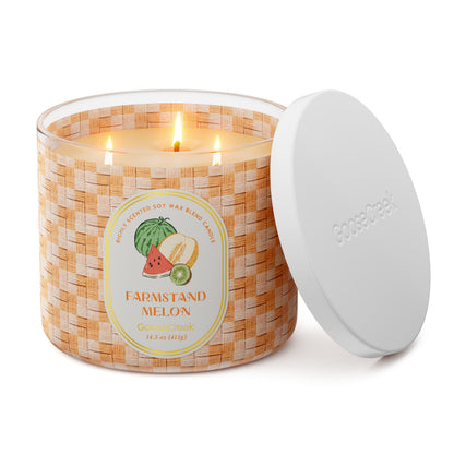 Farmstand Melon 3-Wick Candle