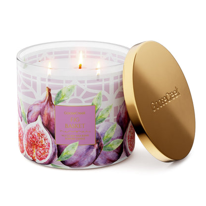 Fig Basket 3-Wick Candle