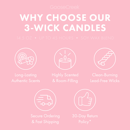 Garden House 3-Wick Candle