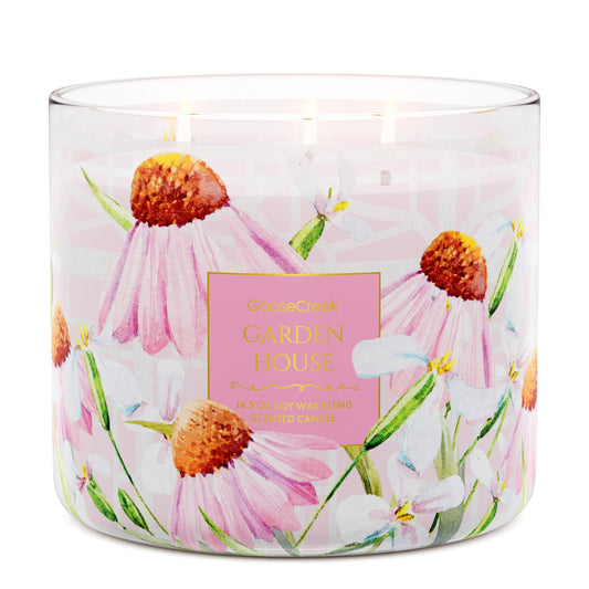 Garden House 3-Wick Candle