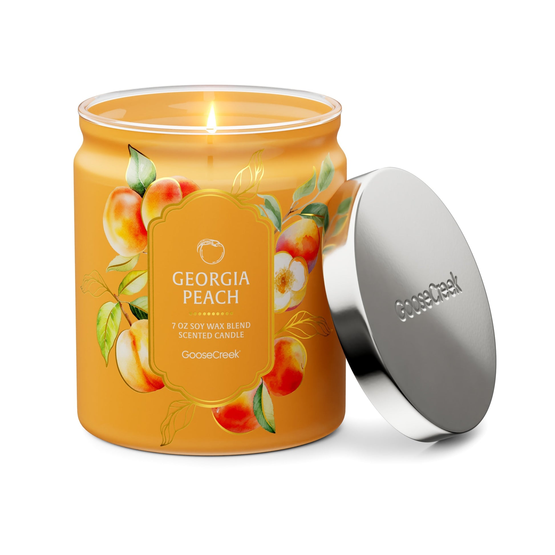 Georgia Peach 7oz Single Wick Candle
