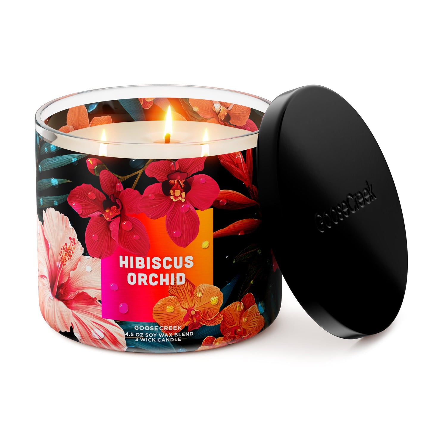 Hibiscus Orchid 3-Wick Candle