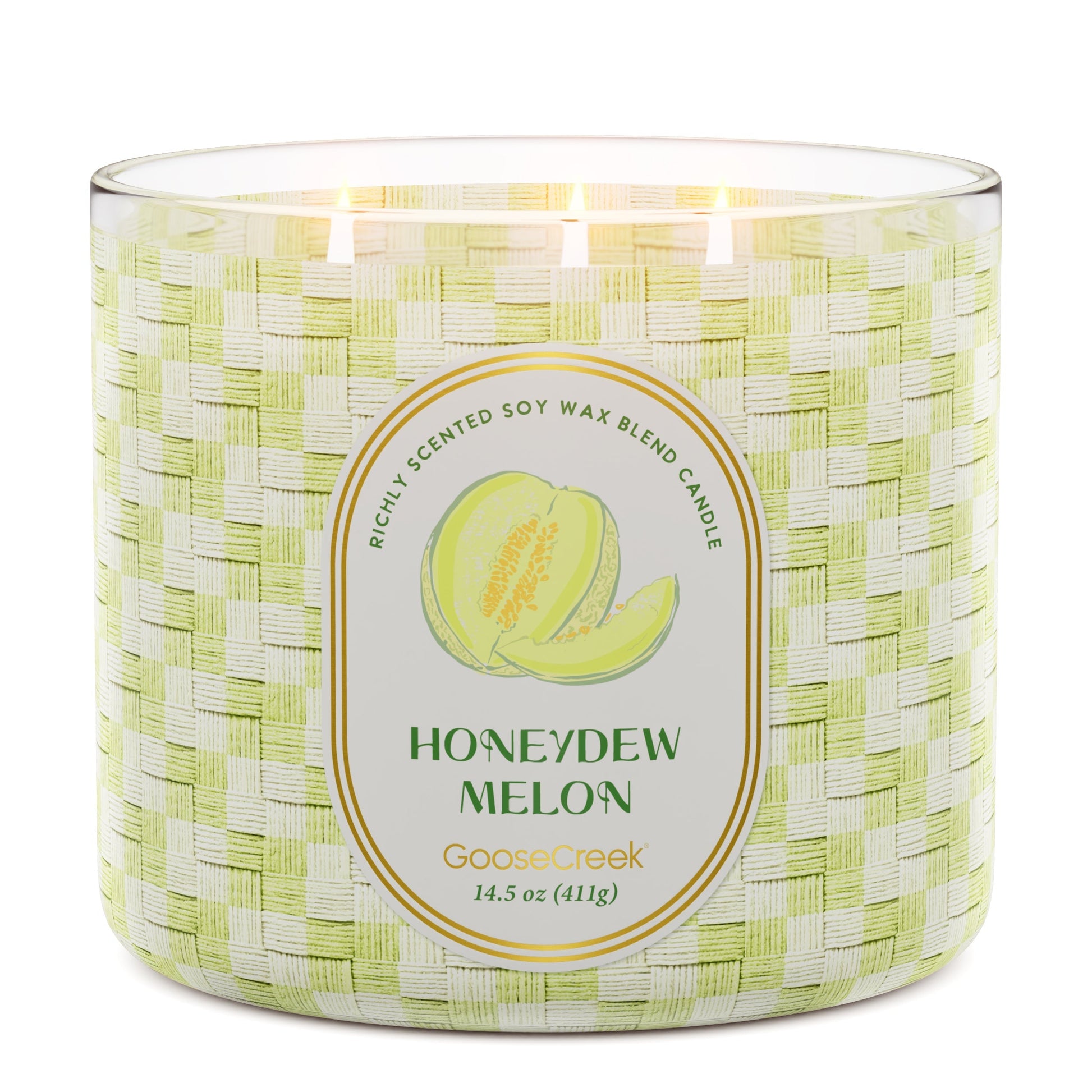 Honeydew Melon 3-Wick Candle