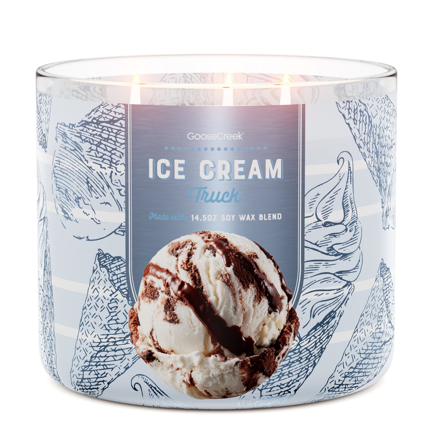 Ice Cream Truck 3-Wick Candle