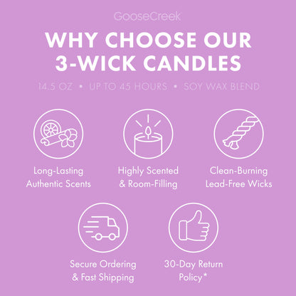 Lavender Twilight 3-Wick Candle