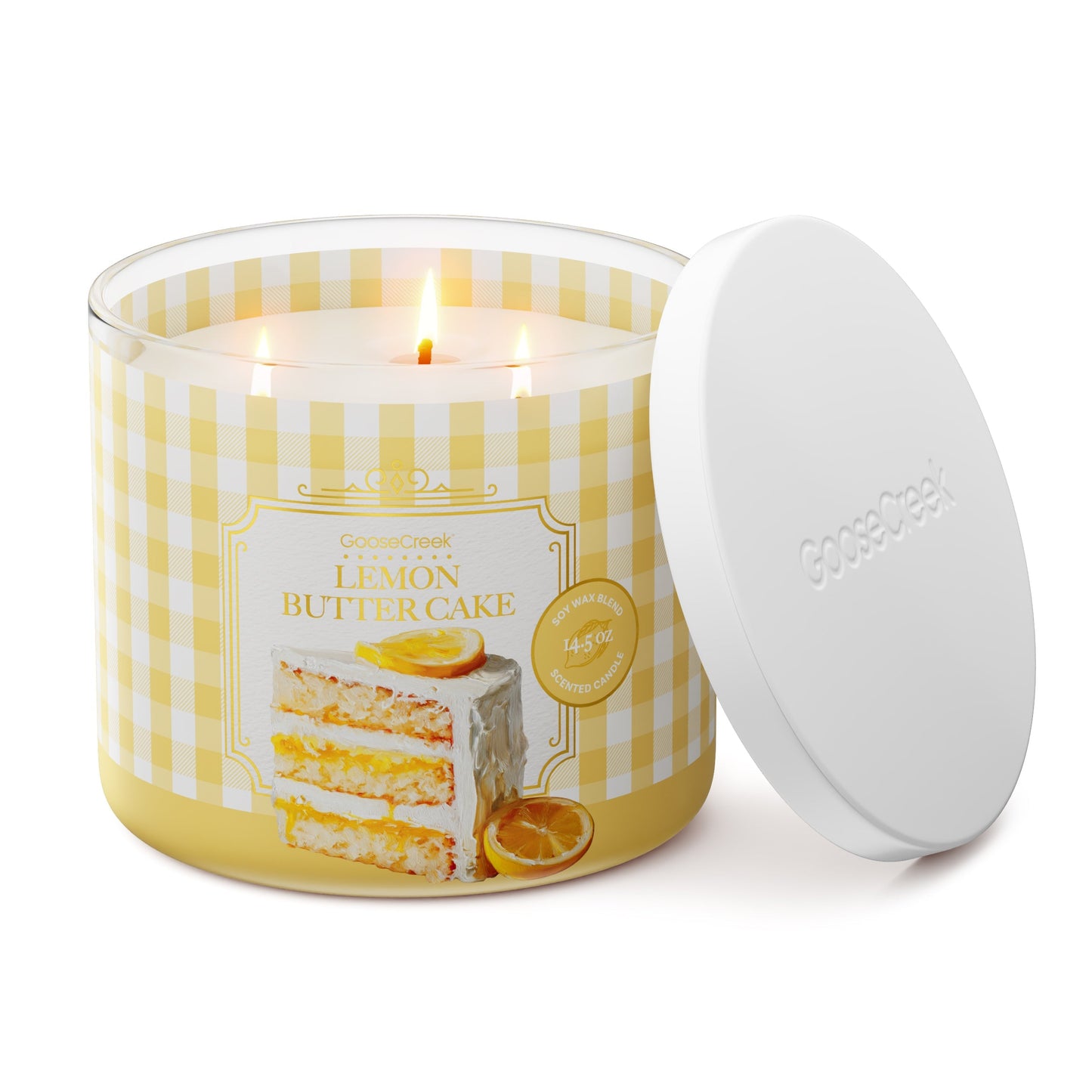 Lemon Butter Cake 3-Wick Candle