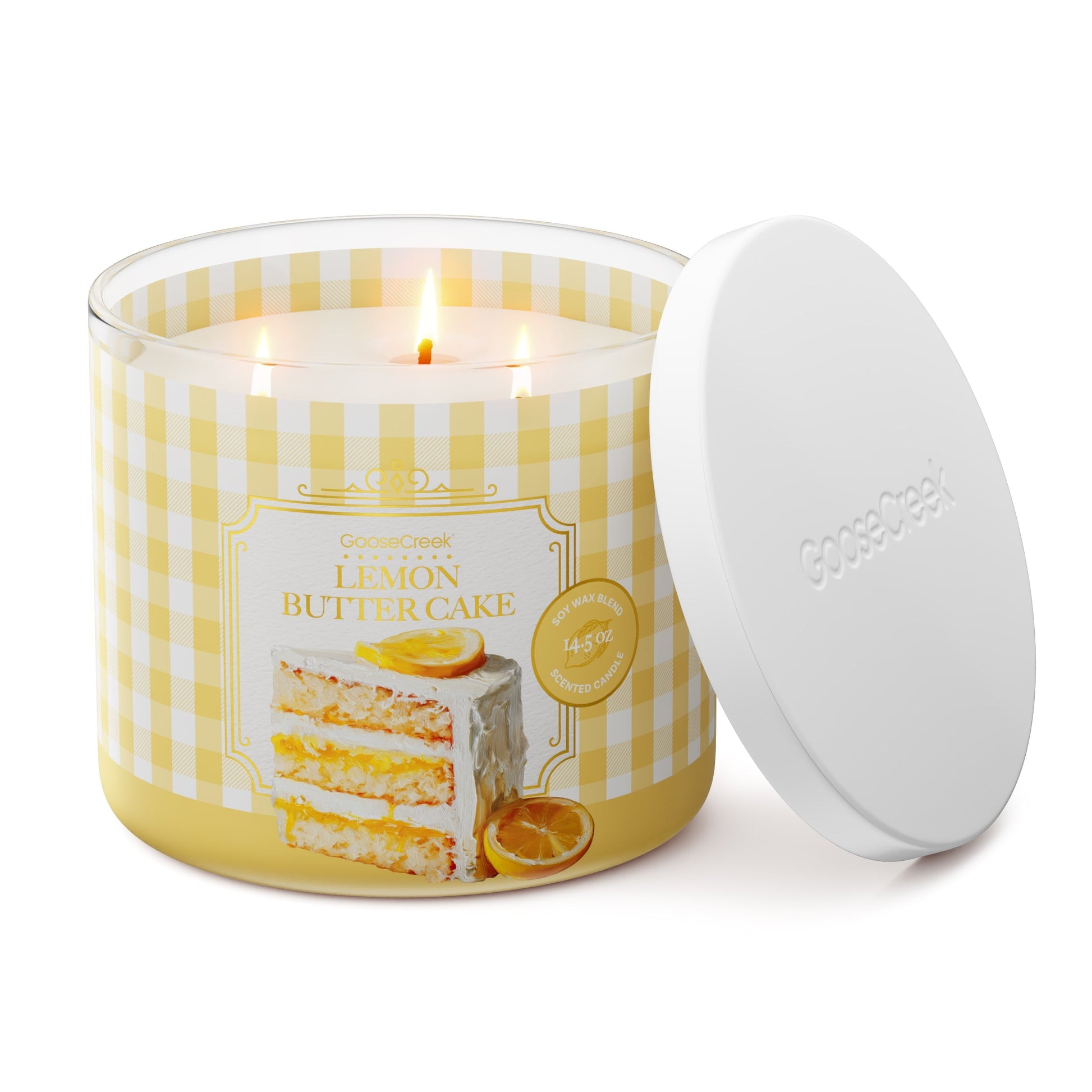 Lemon Butter Cake 3-Wick Candle
