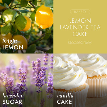 Lemon Lavender Tea Cake 3-Wick Candle