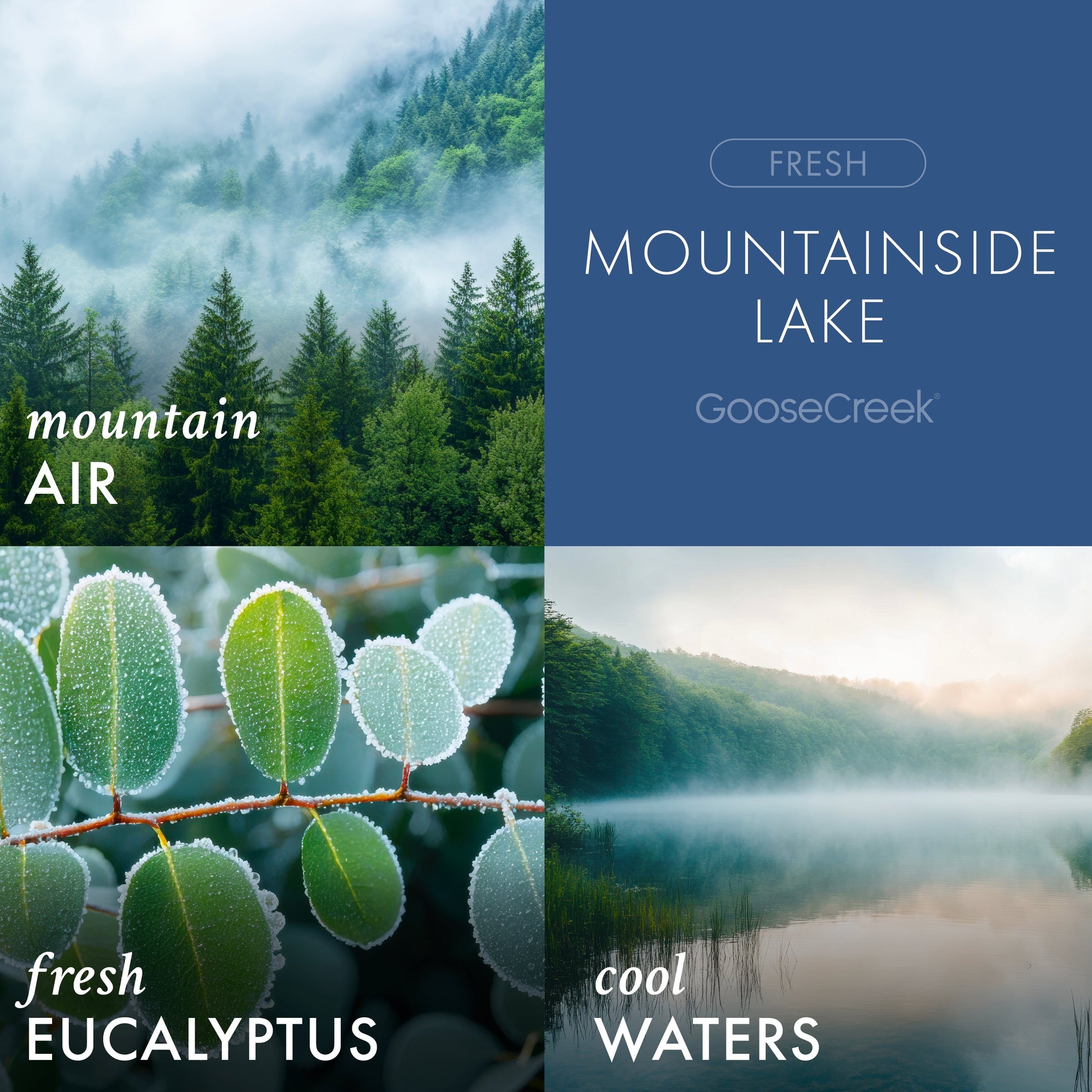 Mountainside Lake 3-Wick Candle