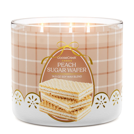 Peach Sugar Wafer Large 3-Wick Candle
