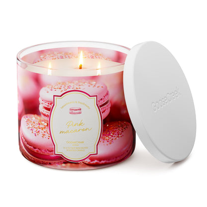 Pink Macaron 3-Wick Candle