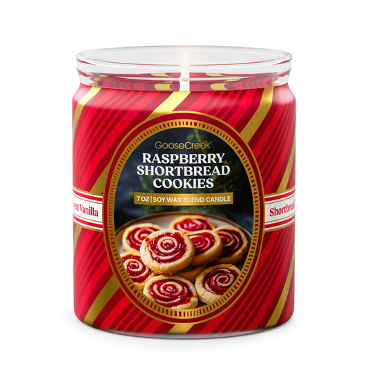 Raspberry Shortbread Cookie 7oz Single Wick Candle