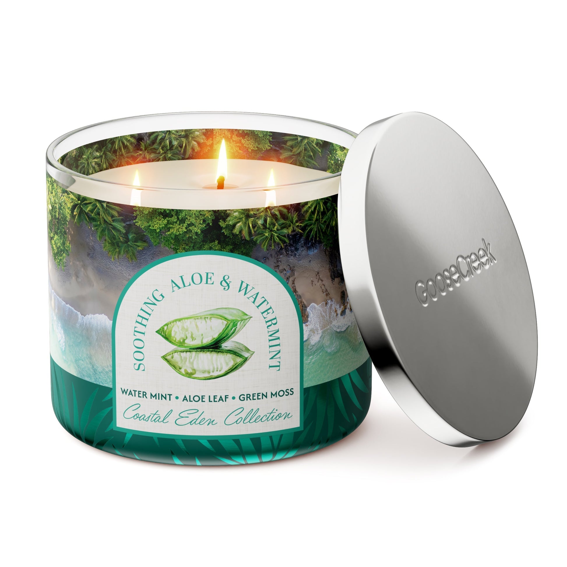 Soothing Aloe & Watermint 3-Wick Candle