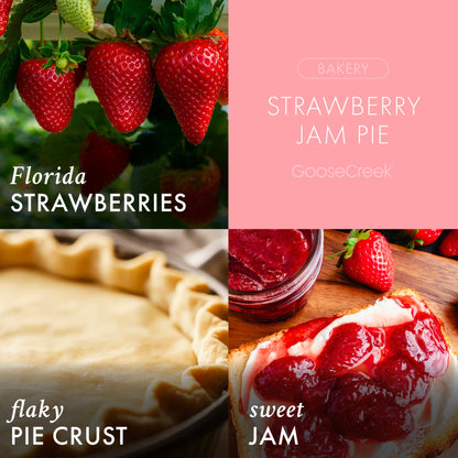 Strawberry Jam Pie 3-Wick Candle