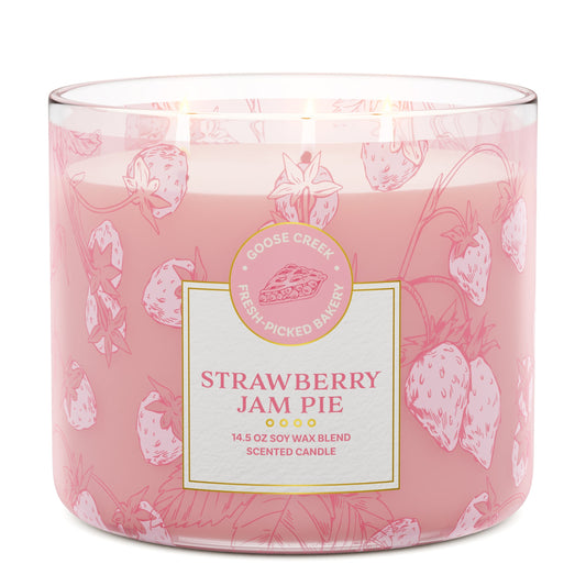 Strawberry Jam Pie 3-Wick Candle