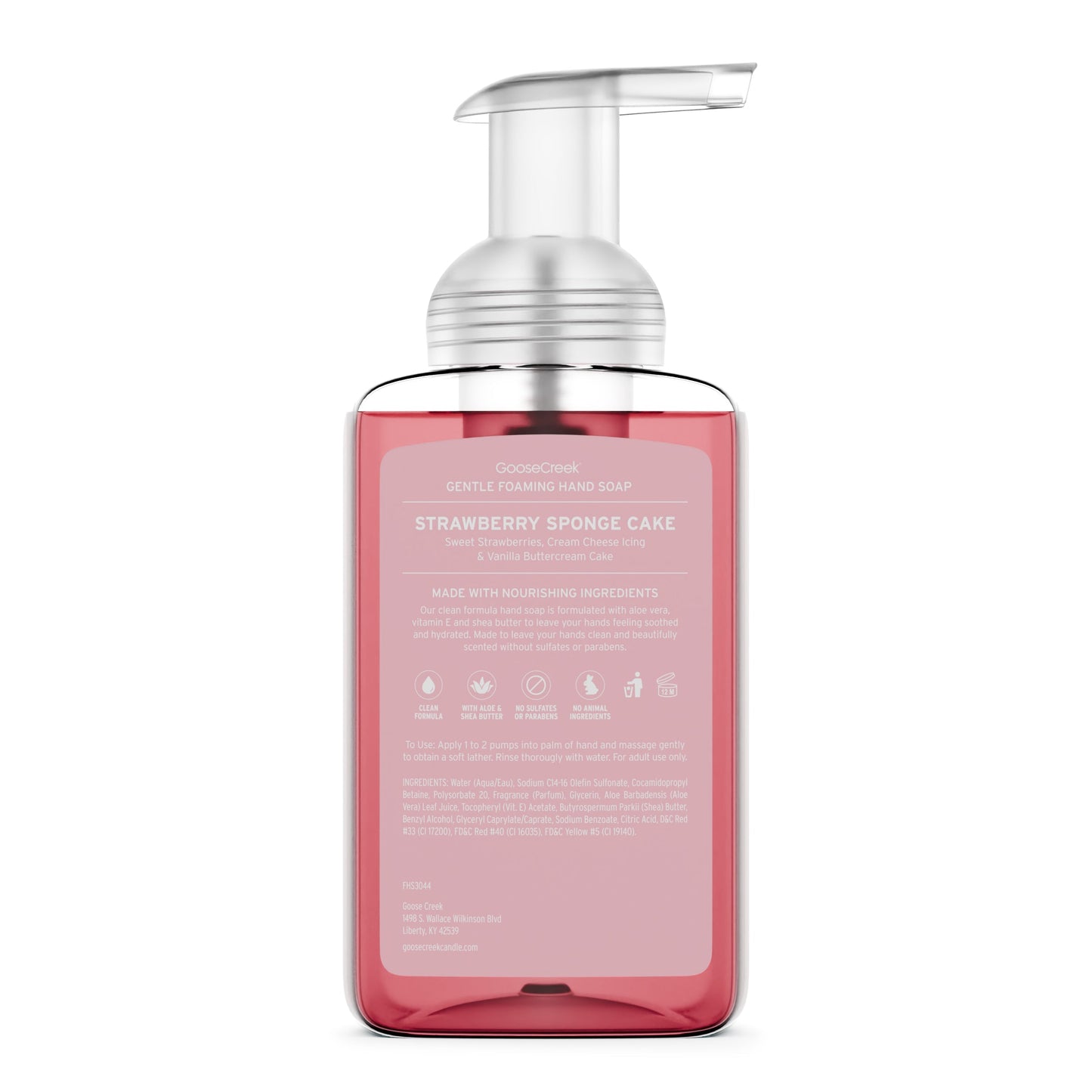 Strawberry Sponge Cake Foaming Hand Soap