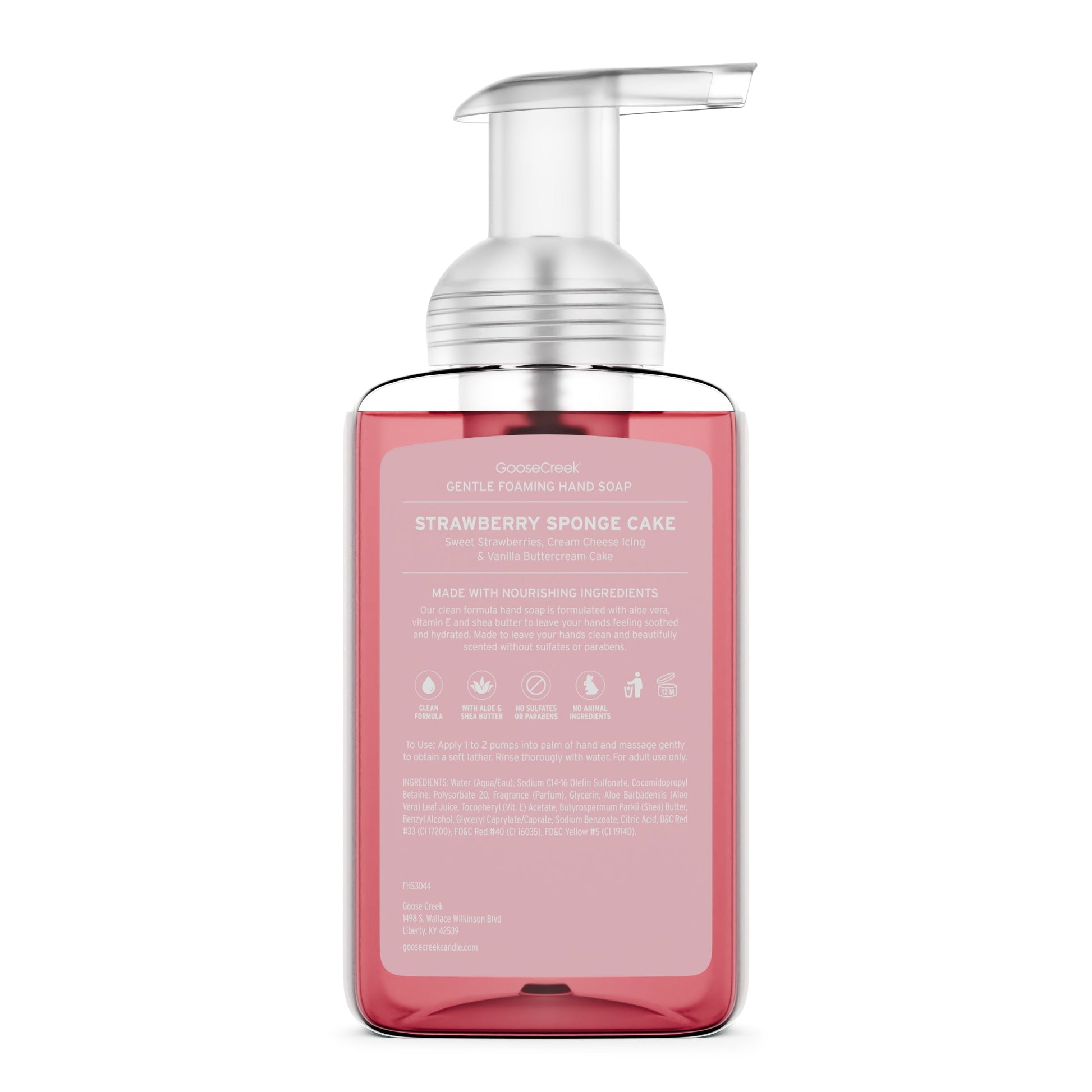 Strawberry Sponge Cake Foaming Hand Soap