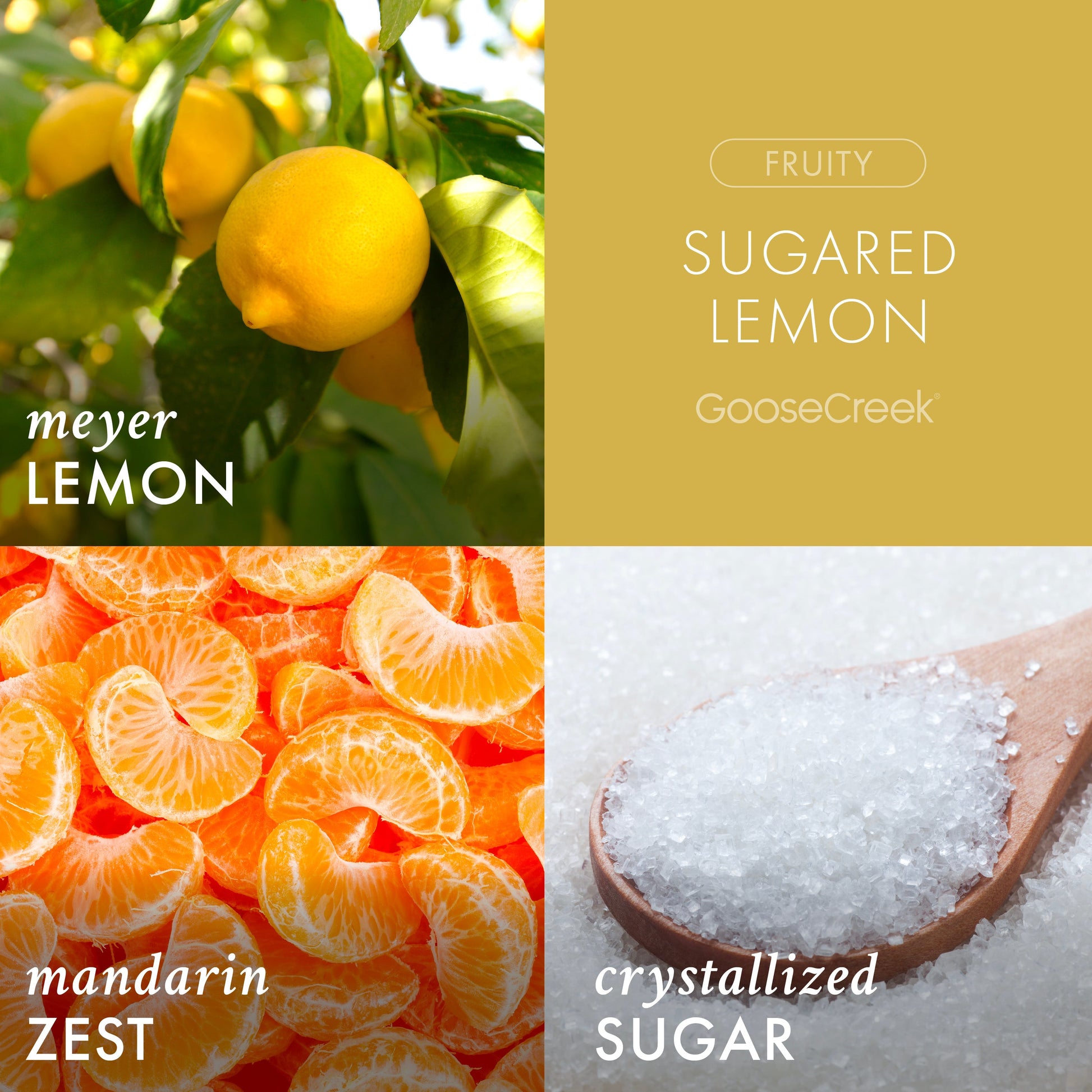 Sugared Lemon Odor Eliminating 3-Wick Candle