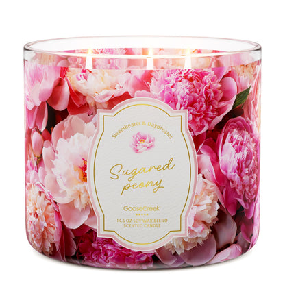 Sugared Peony 3-Wick Candle