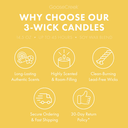 Summer Sunflowers 3-Wick Candle